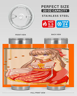 A beautiful and happy girl with kimono 104#- anime- Tumbler