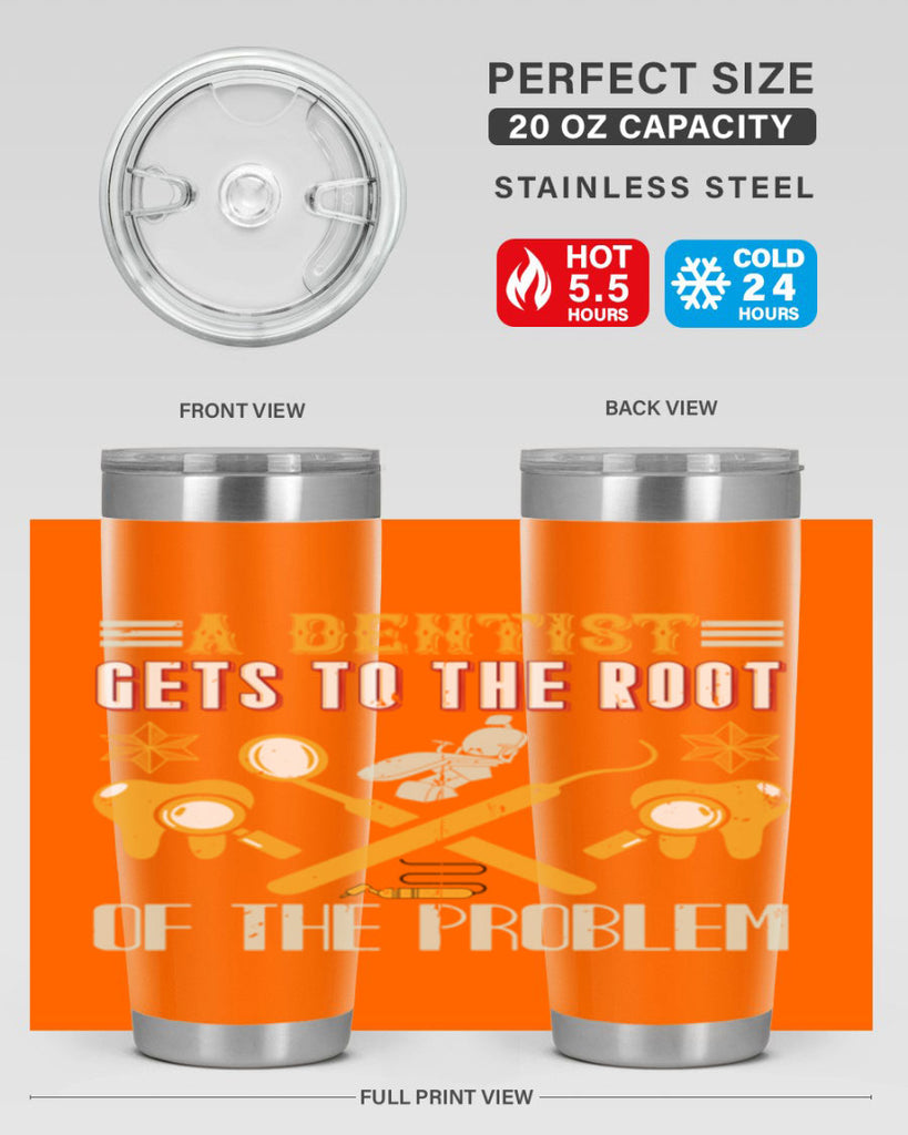 A dentist gets to the root Style 39#- dentist- tumbler