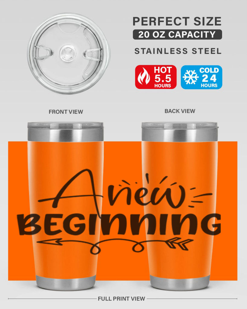 A new beginning 1#- spring- Tumbler