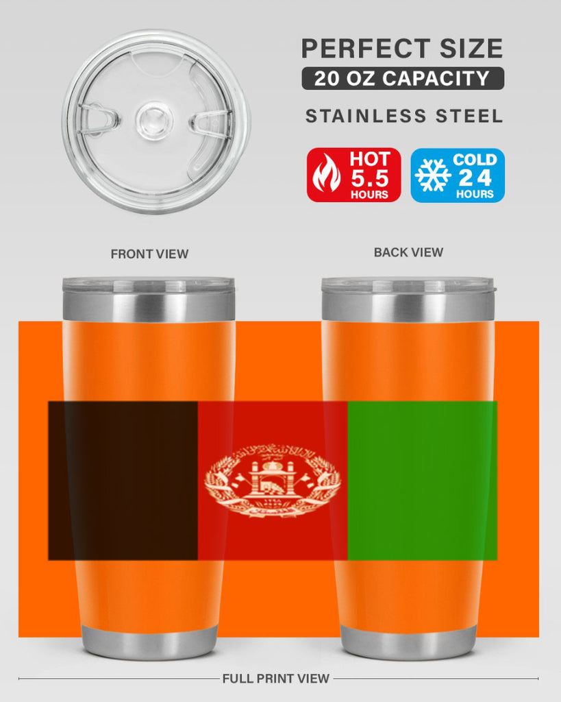 Afghanistan 197#- world flags- Tumbler