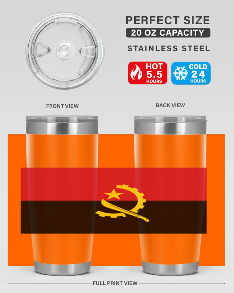 Angola 193#- world flags- Tumbler