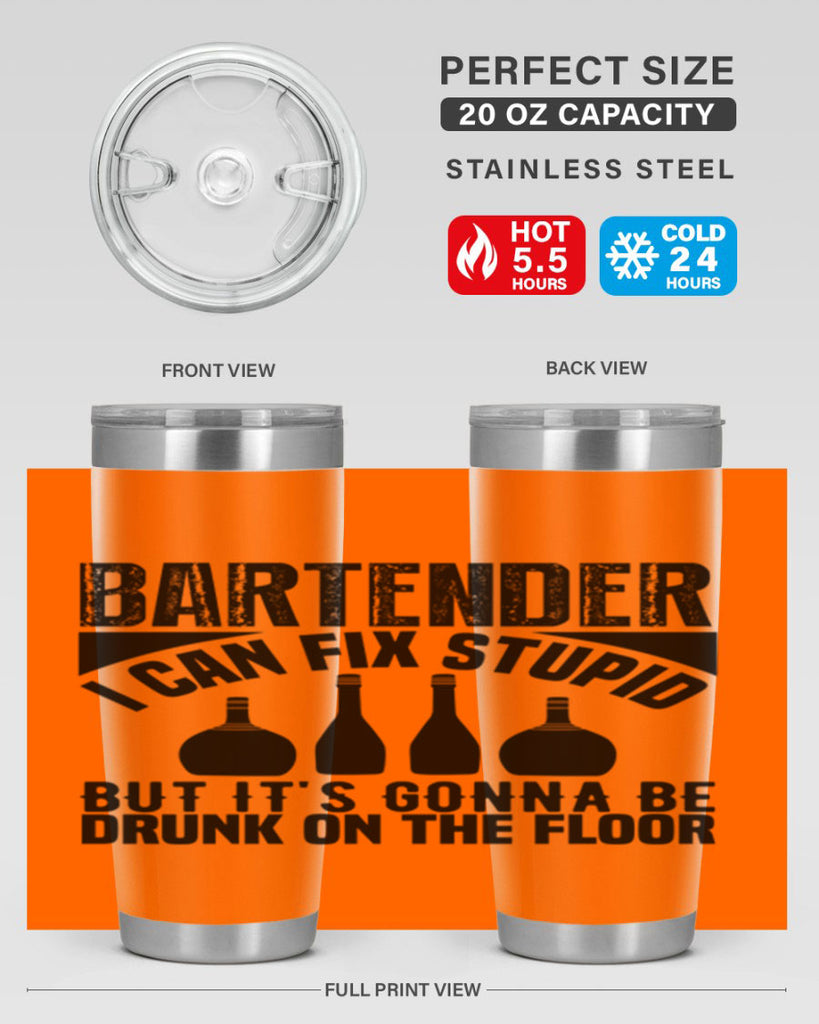 Bartender I can fix Style 9#- bartender- tumbler