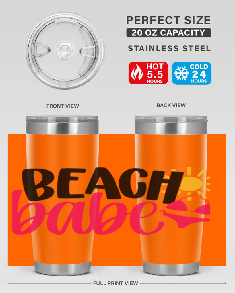 Beach Babe Style 52#- summer- Tumbler