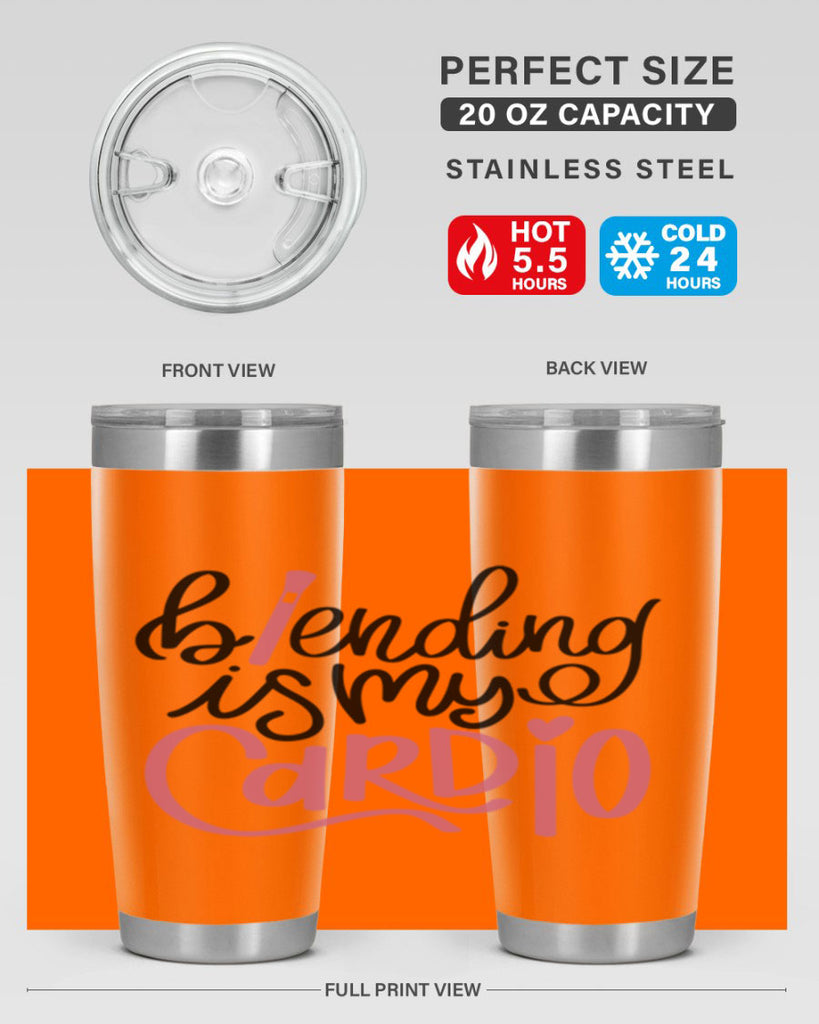 Blending is my Cardio Style 130#- make up- Tumbler