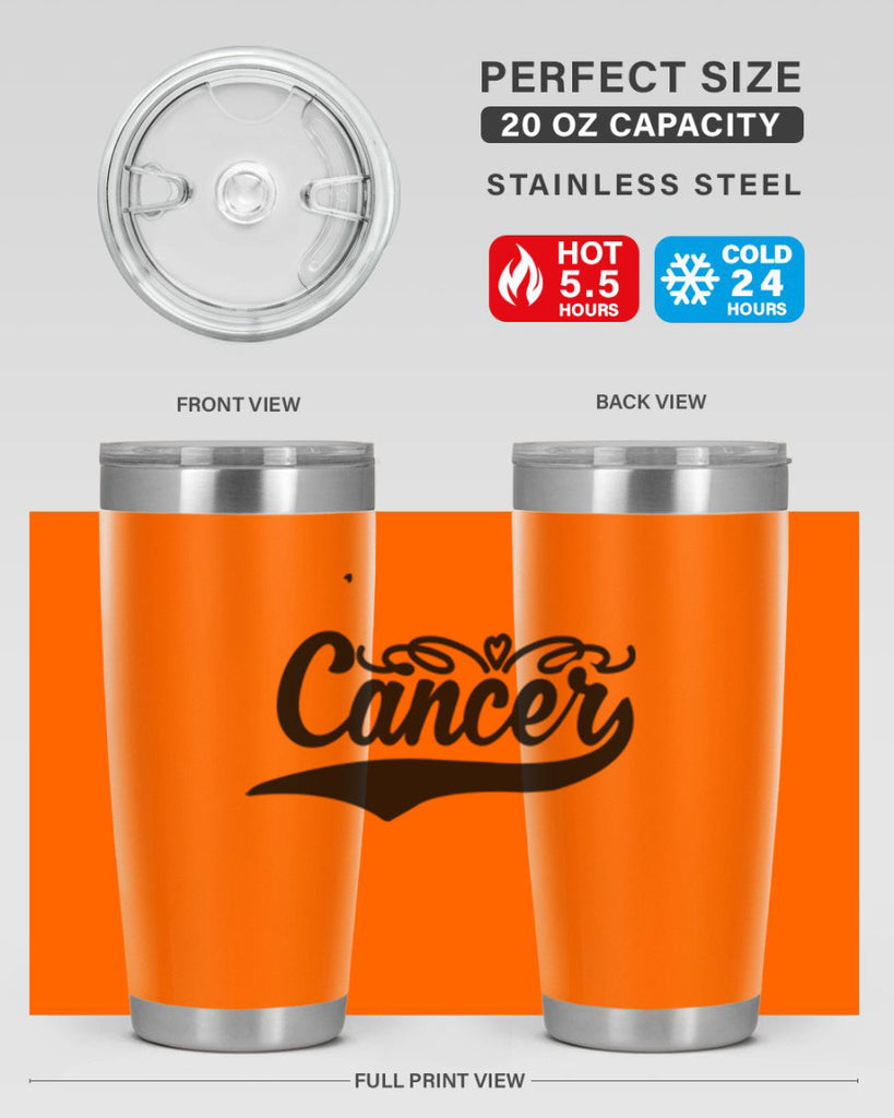 Cancer 155#- zodiac- Tumbler