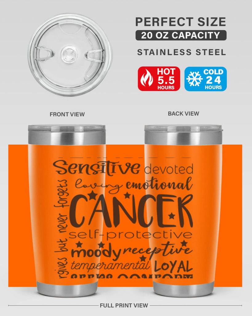 Cancer 565#- zodiac- Tumbler