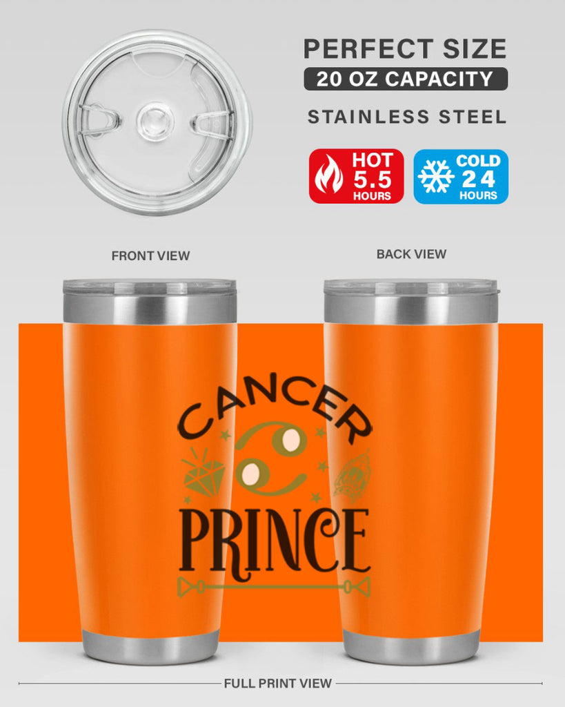 Cancer prince 159#- zodiac- Tumbler
