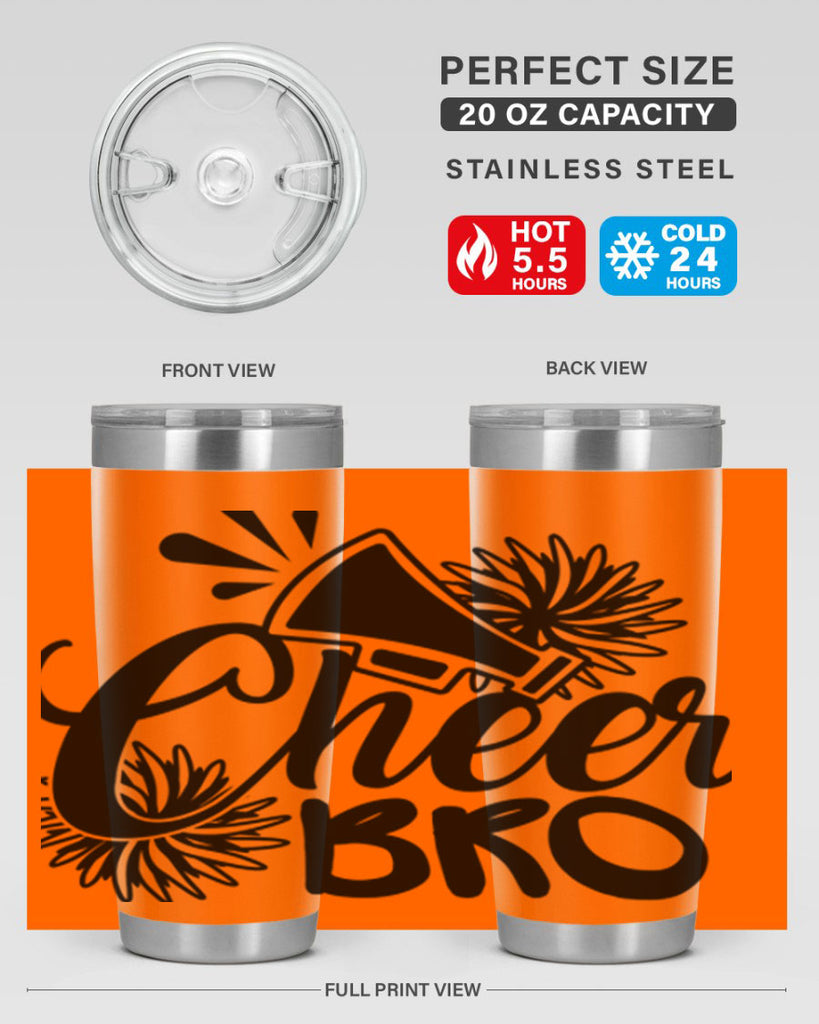 Cheer bro 1393#- cheer- Tumbler