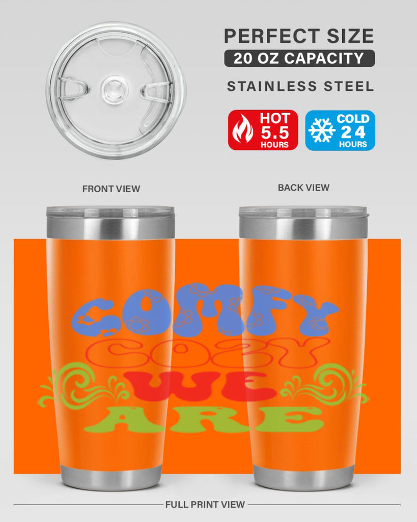 Comfy cozy we are 58#- winter- Tumbler