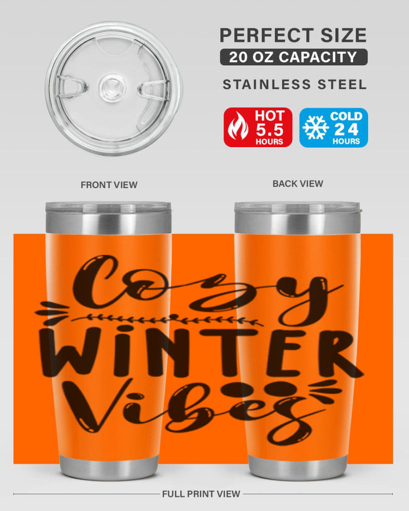 Cozy Winter Vibes 71#- winter- Tumbler