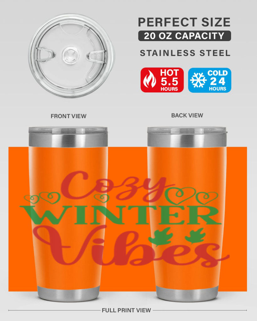 Cozy Winter Vibes 74#- winter- Tumbler