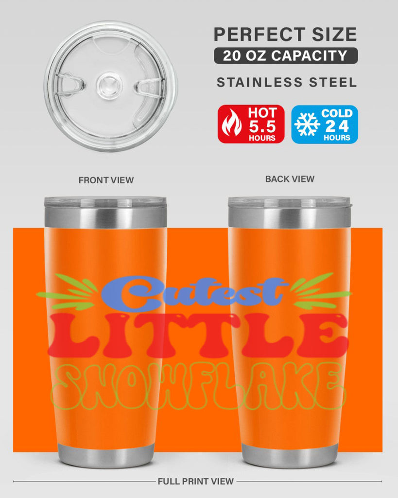 Cutest little snowflake 89#- winter- Tumbler