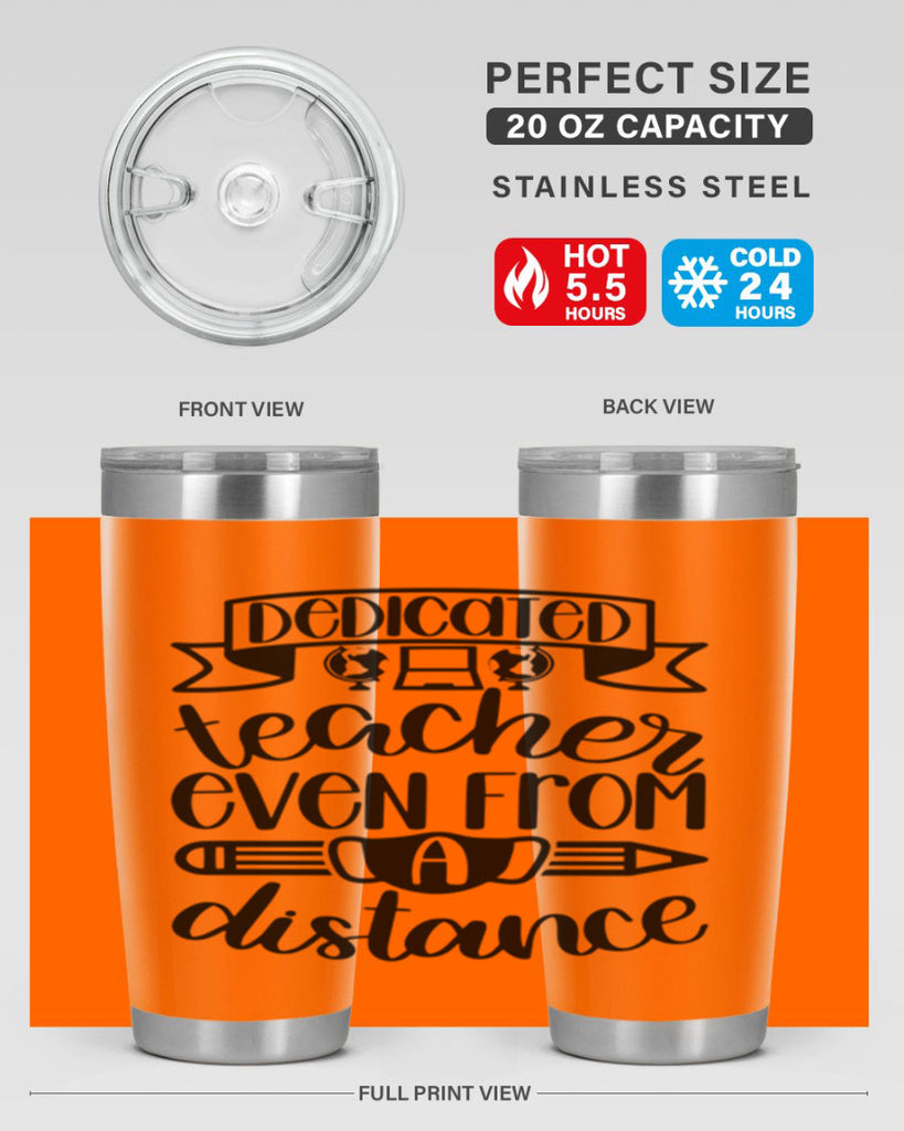 Dedicated Teacher Even Style 80#- teacher- tumbler