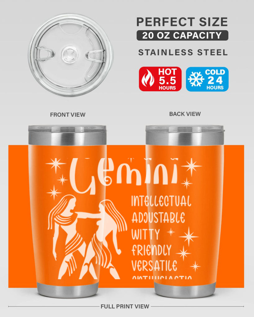Gemini 221#- zodiac- Tumbler