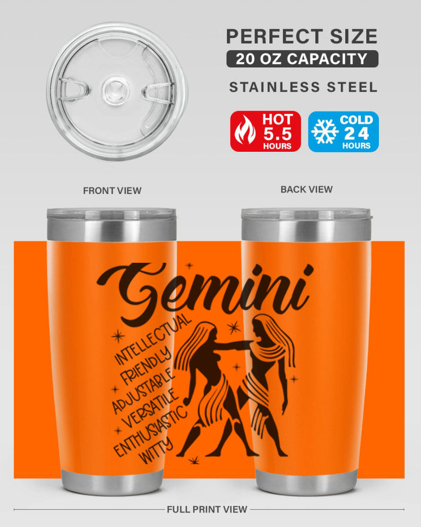Gemini 223#- zodiac- Tumbler
