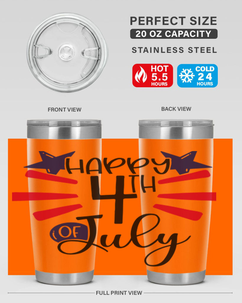 Happy th Of July Style 155#- Fourt Of July- Tumbler
