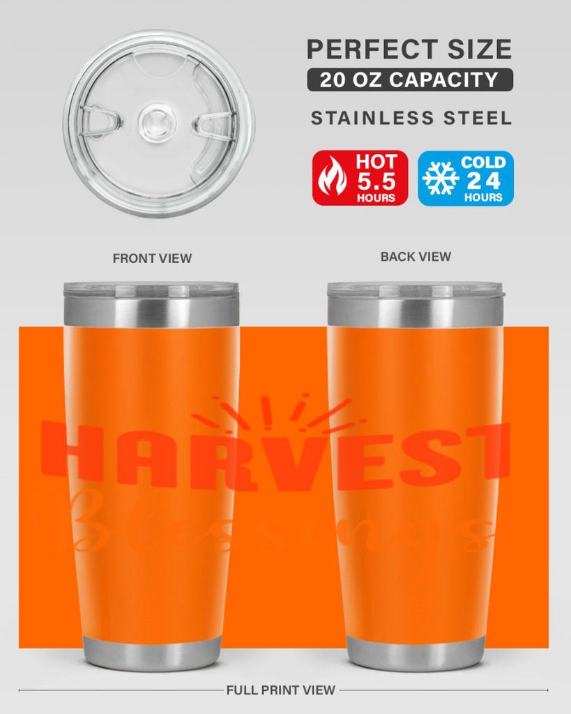 Harvest Blessings Design 264#- fall- Tumbler