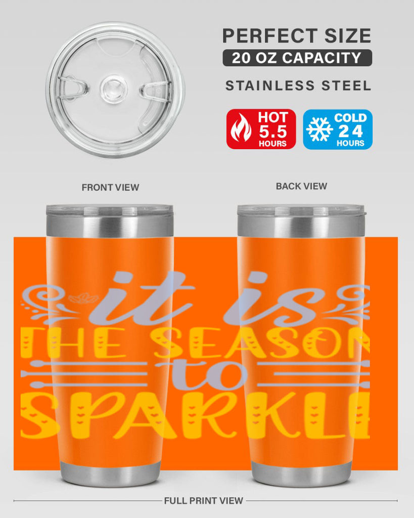 It is the season to sparkle256#- winter- Tumbler