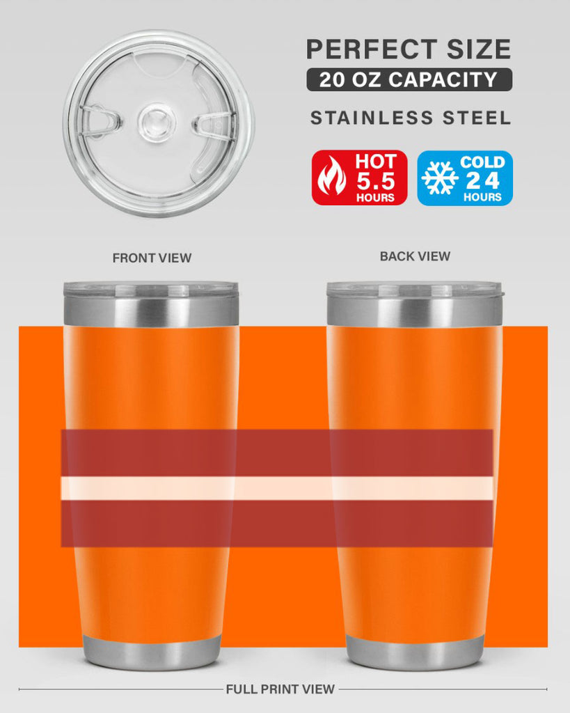 Latvia 104#- world flags- Tumbler