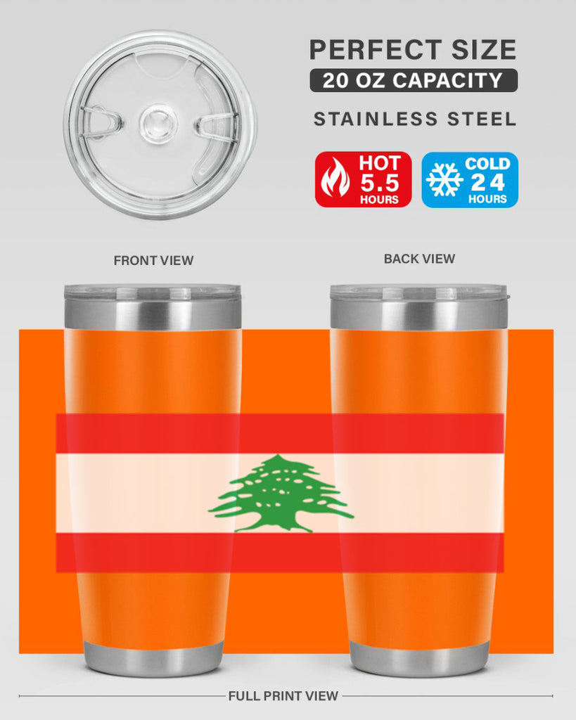 Lebanon 103#- world flags- Tumbler