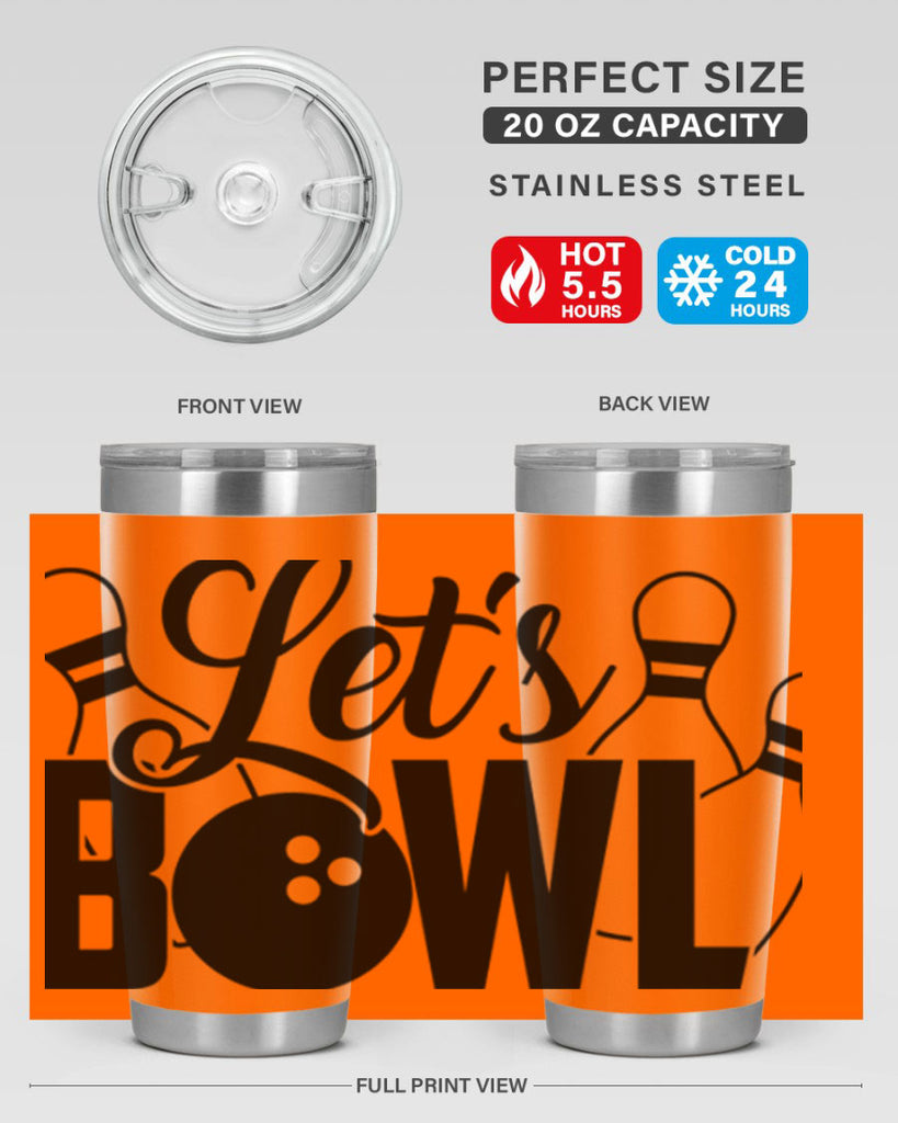 Lets bowl 929#- bowlig- Tumbler