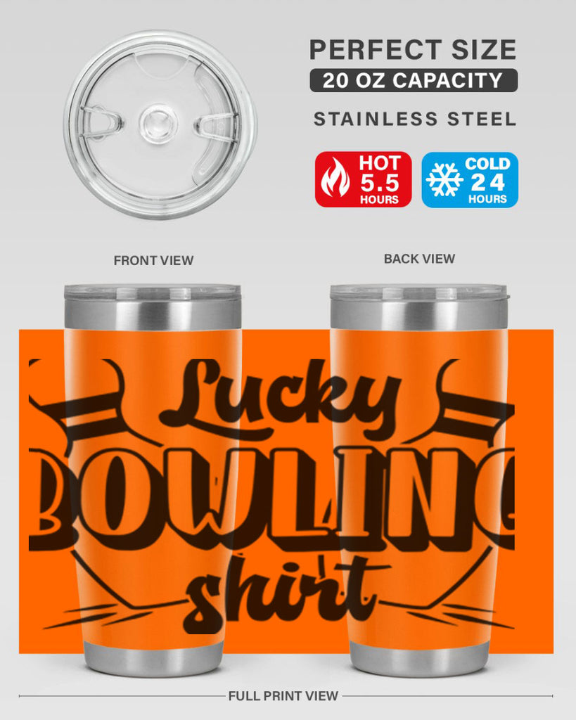Lucky bowling shirt 690#- bowlig- Tumbler
