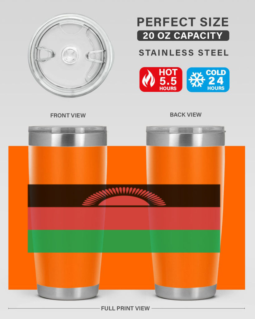 Malawi 95#- world flags- Tumbler
