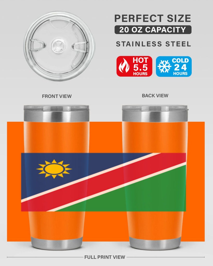 Namibia 78#- world flags- Tumbler