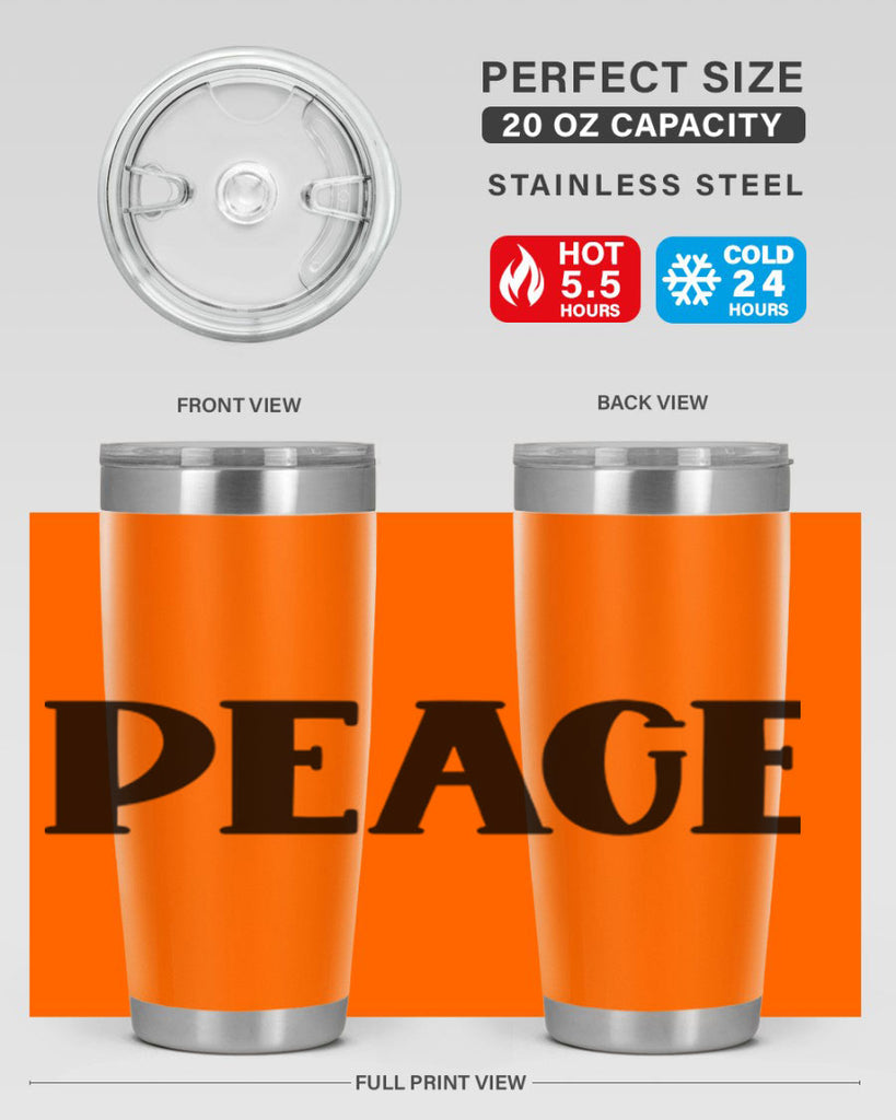 Peace Style 40#- St Patricks Day- Tumbler