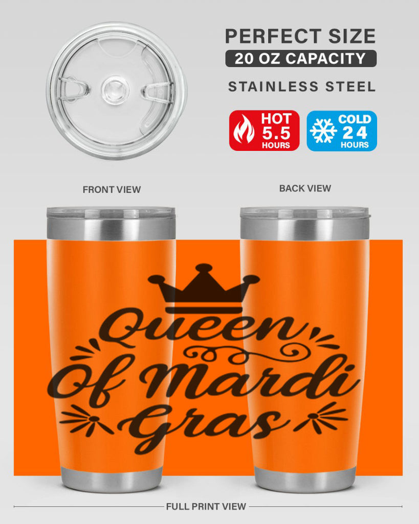 Queen Of Mardi Gras 135#- fashion- Cotton Tank