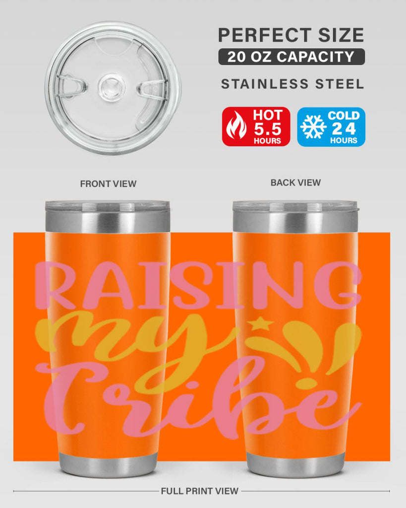RAISING MY TRIBE Style 5#- summer- Tumbler