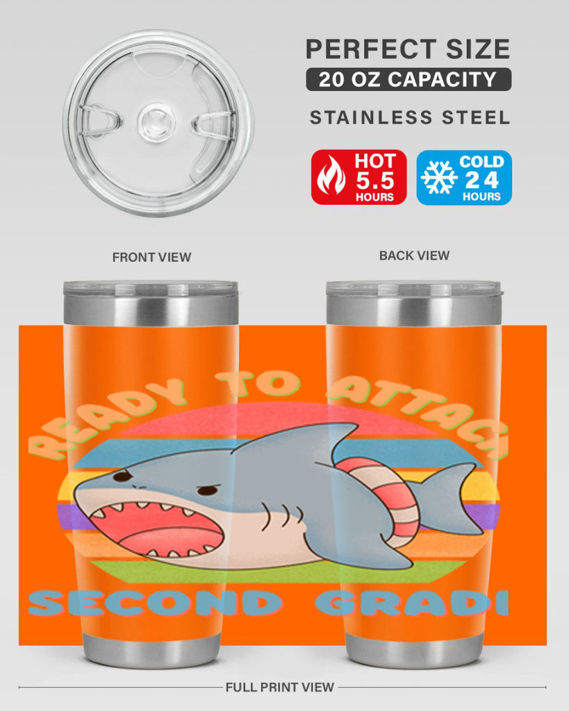 Ready to Attack 2nd Grade 19#- second grade- Tumbler