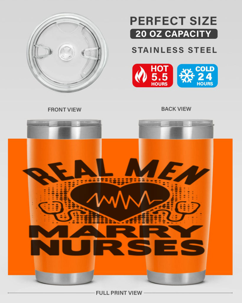 Real men Style 253#- nurse- tumbler
