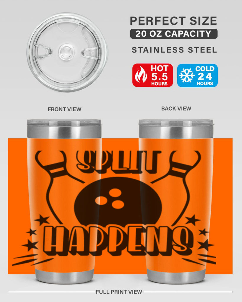 Split happens 433#- bowlig- Tumbler