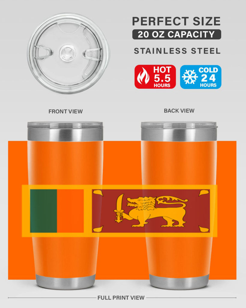 Sri Lanka 32#- world flags- Tumbler