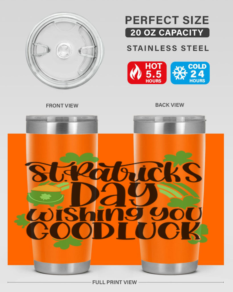 St Patricks Day Wishing You Good Luck Style 27#- St Patricks Day- Tumbler