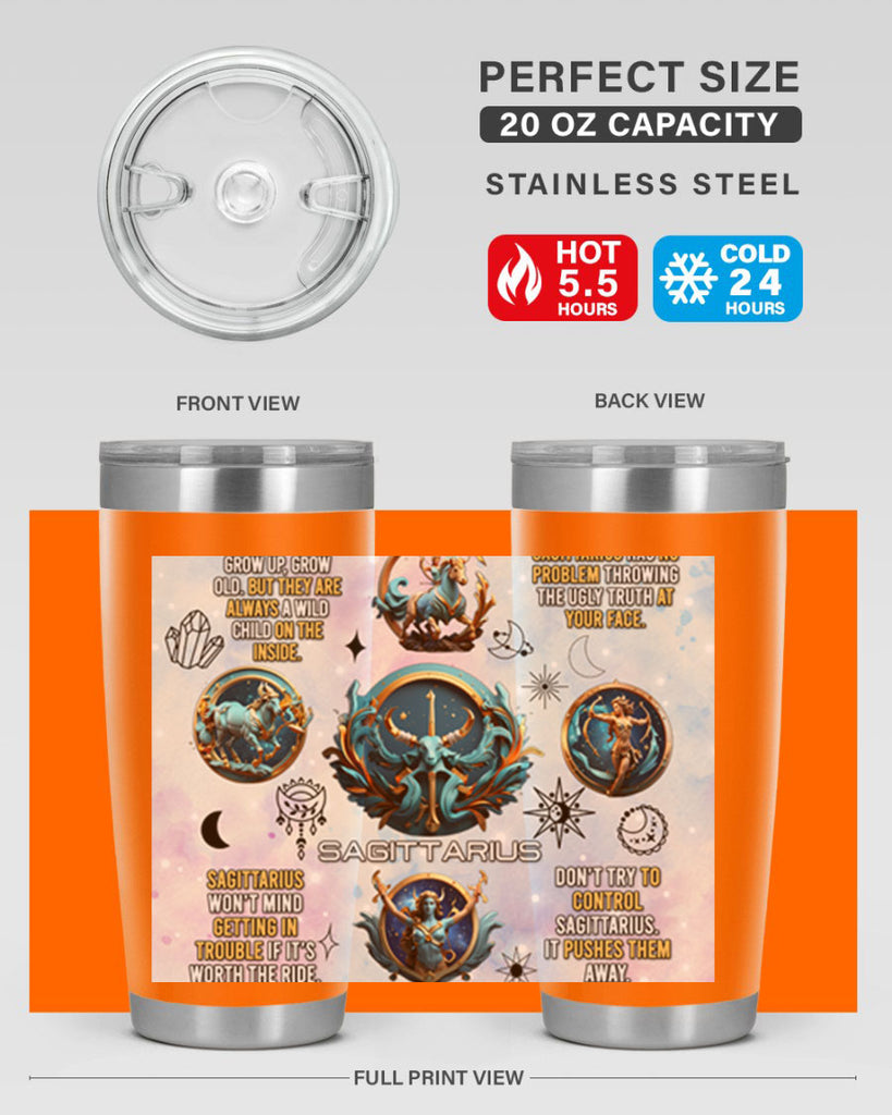 StraightSaggitarius 476#- zodiac- Tumbler