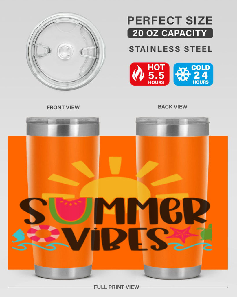 Summer Vibes Style 19#- summer- Tumbler