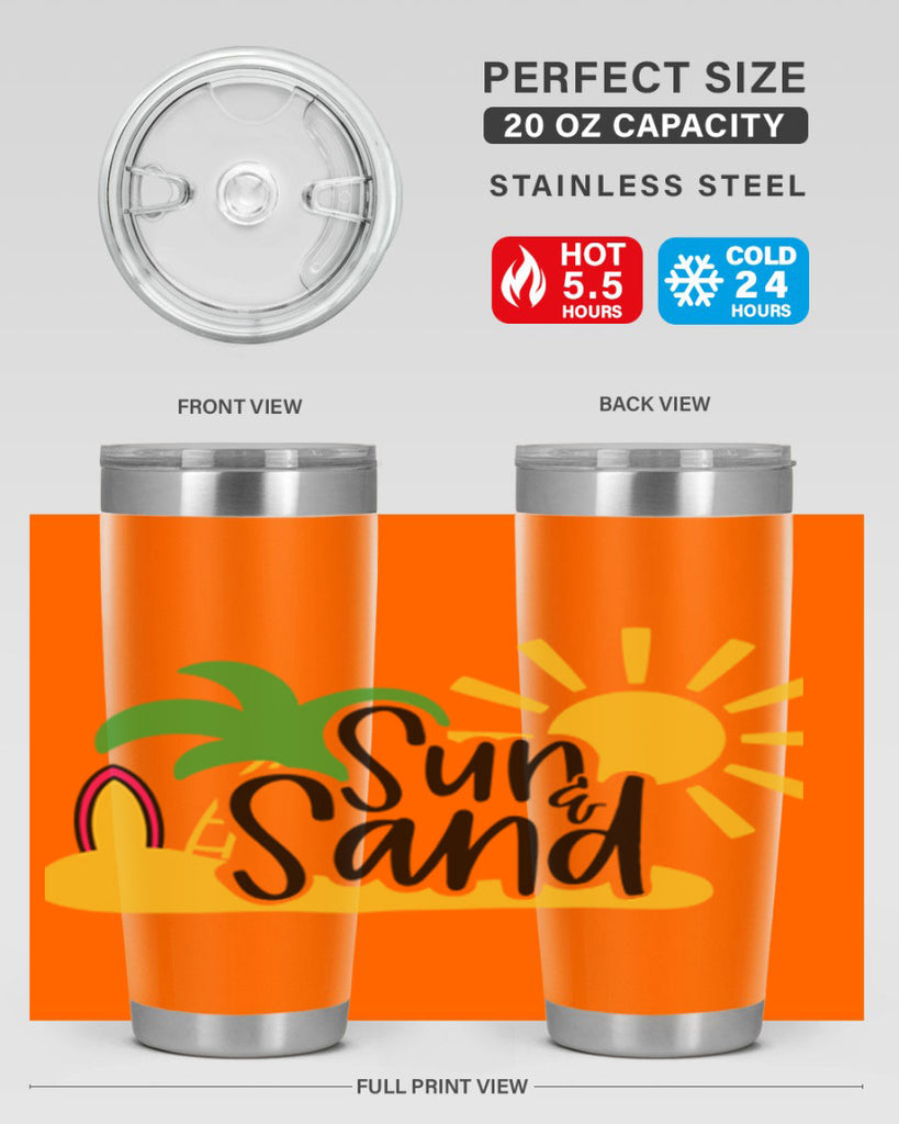 Sun Sand Style 17#- summer- Tumbler