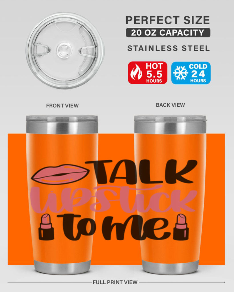 Talk Lipstick To Me Style 15#- make up- Tumbler