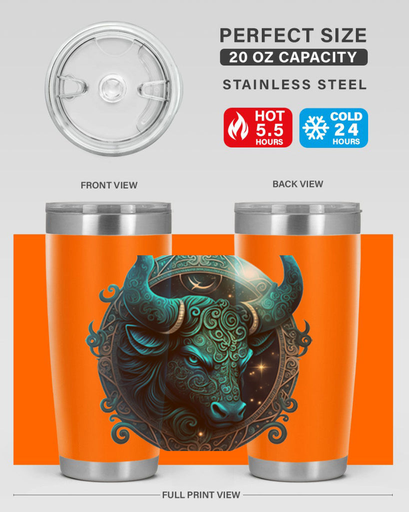 Taurus 485#- zodiac- Tumbler