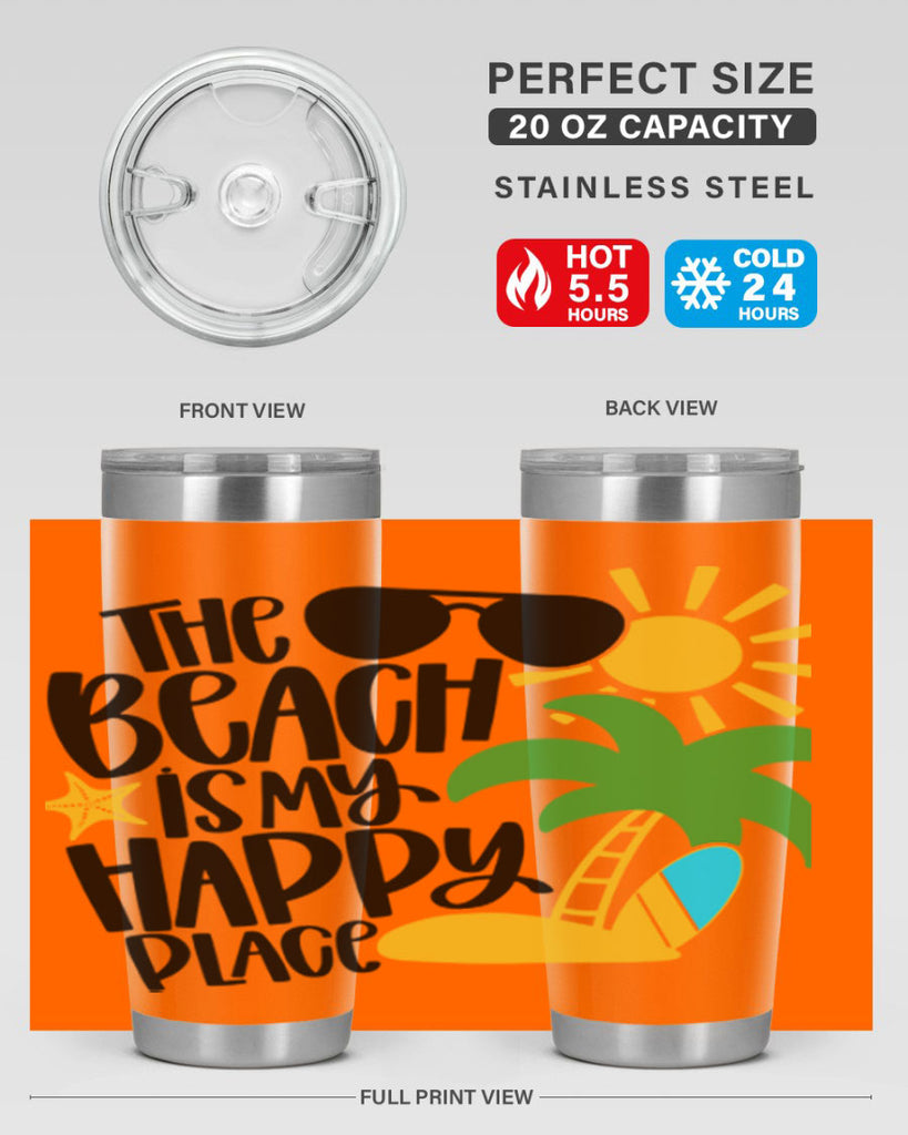 The Beach Is My Happy Place Style 12#- summer- Tumbler