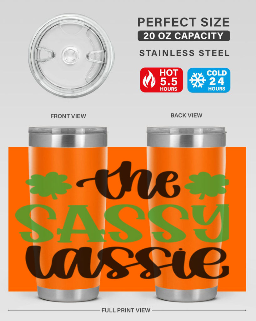The Sassy Iassie Style 26#- St Patricks Day- Tumbler