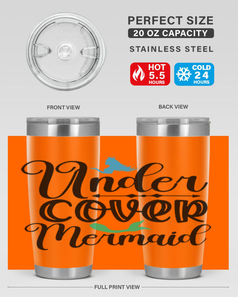 Under Cover Mermaid 651#- mermaid- Tumbler