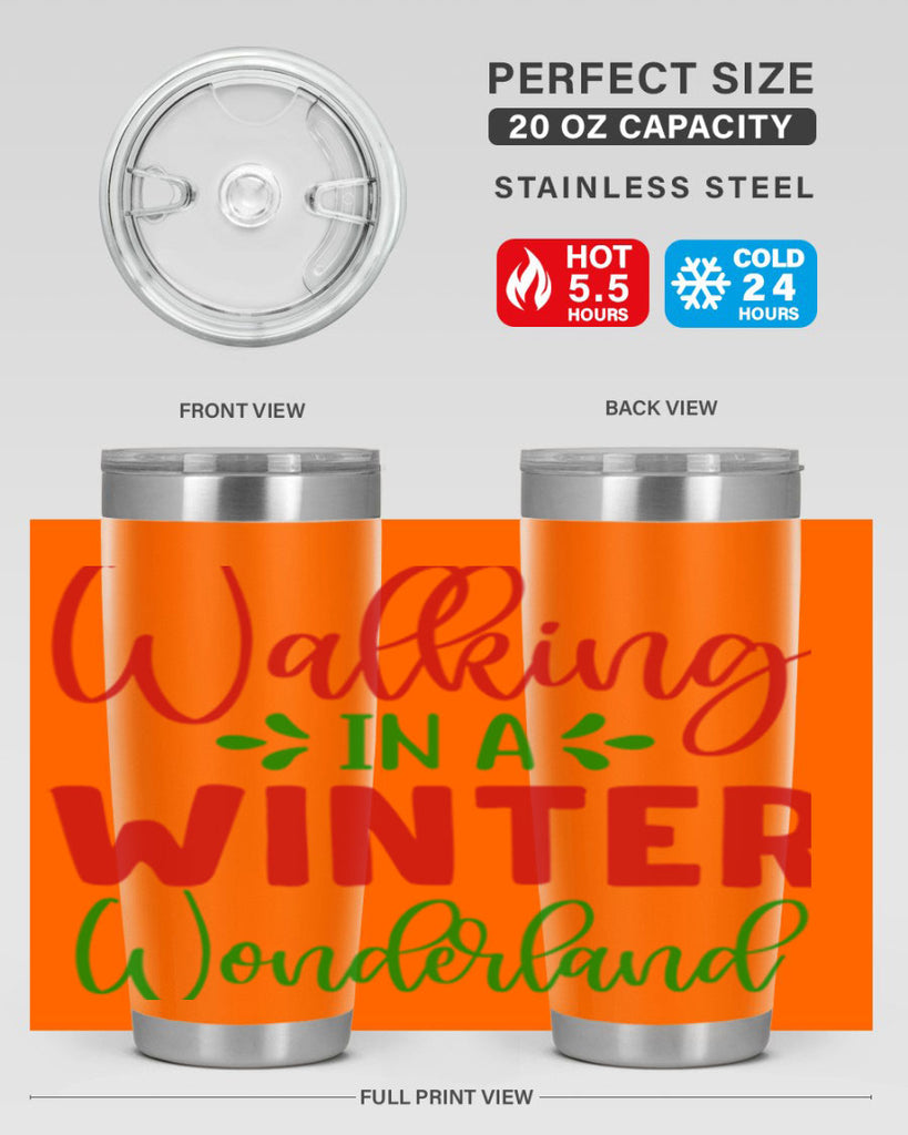 Walking in a Winter Wonderland 436#- winter- Tumbler