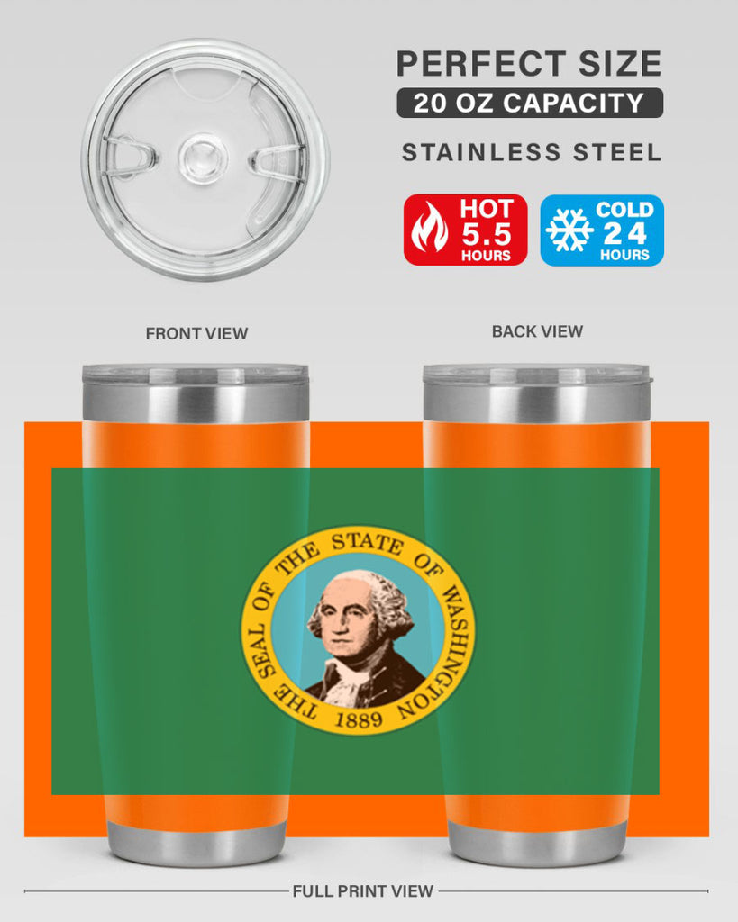 Washington 4#- stateflags- Tumbler