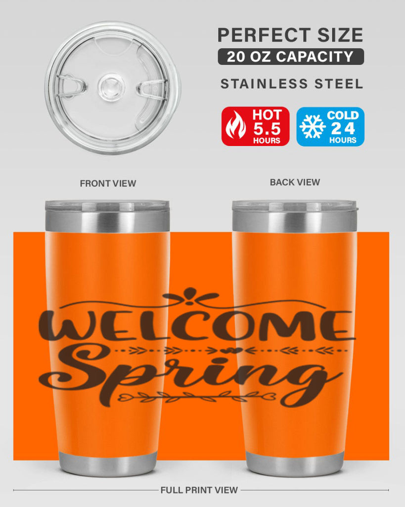 Welcome spring 576#- spring- Tumbler