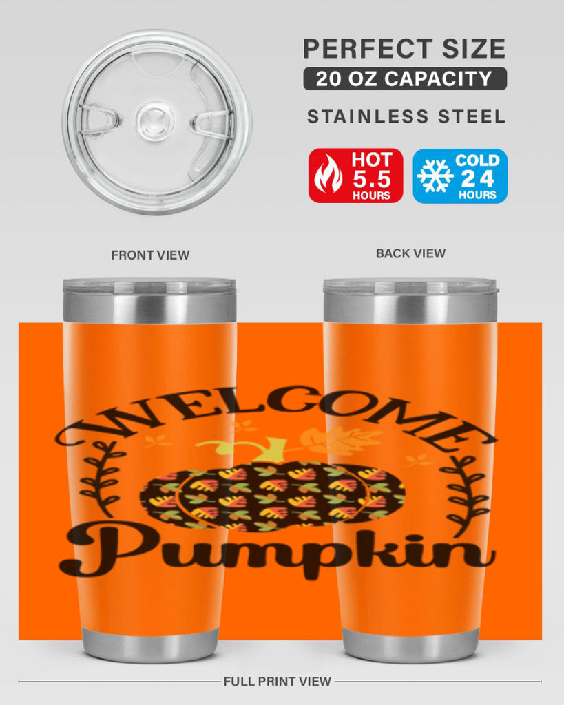 Welcomepumpkin 640#- fall- Tumbler