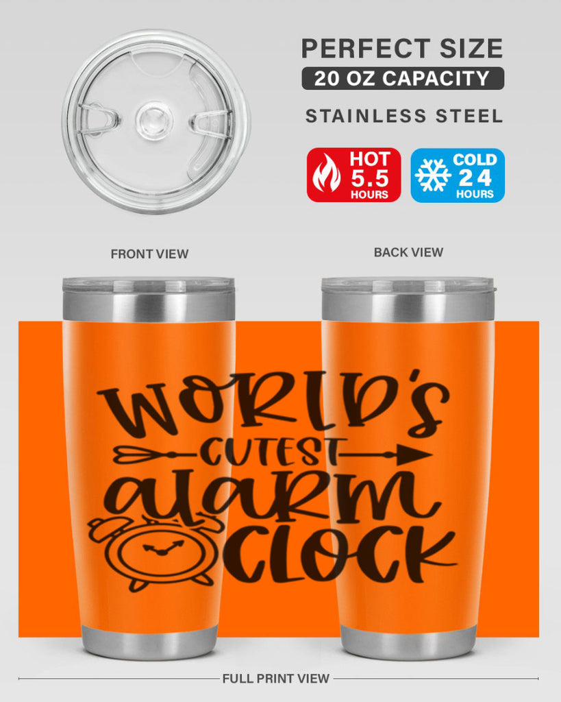Worlds Cutest Alarm Clock Style 14#- baby- tumbler