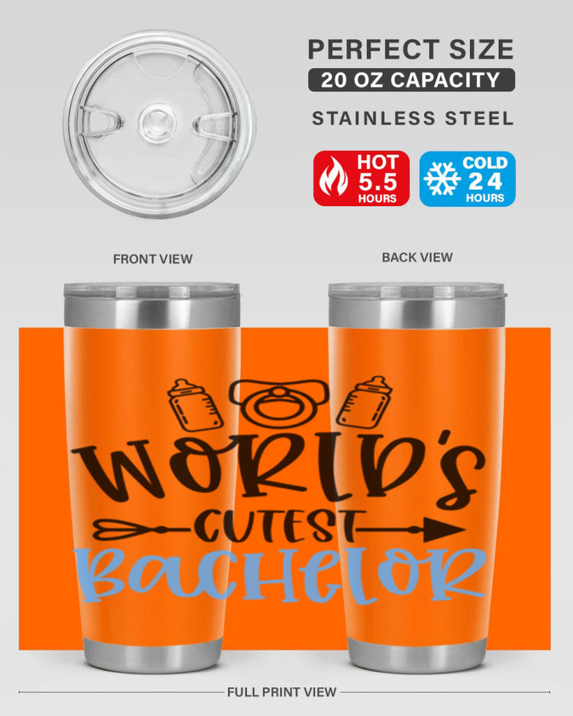 Worlds Cutest Bachelor Style 13#- baby- tumbler